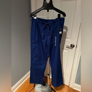 Galaxy blue scrub pants, M